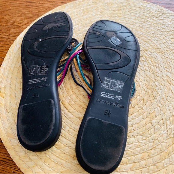 Montgomery Bay Club Thong Slip-on Sandals Size 8.5 - Picture 9 of 10